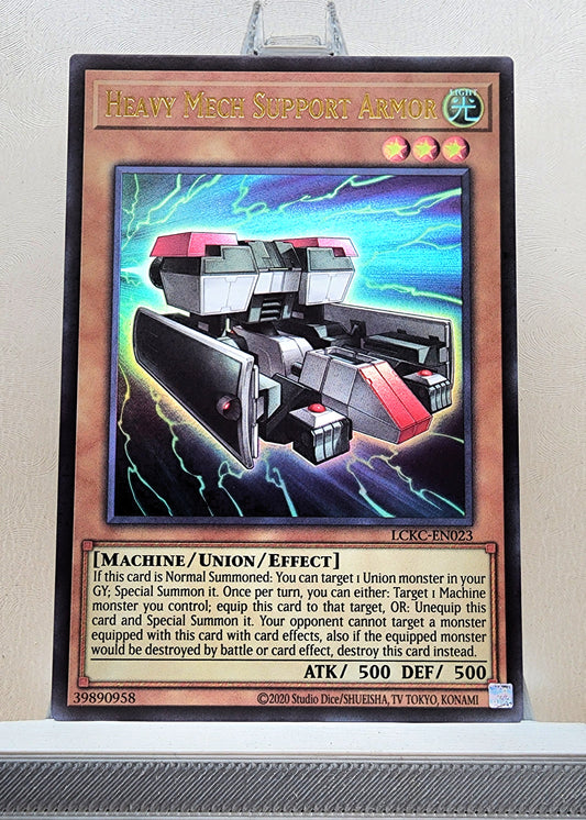 Yugioh! 1x Heavy Mech Support Armor (LCKC - Ultra Rare) Unli Edition