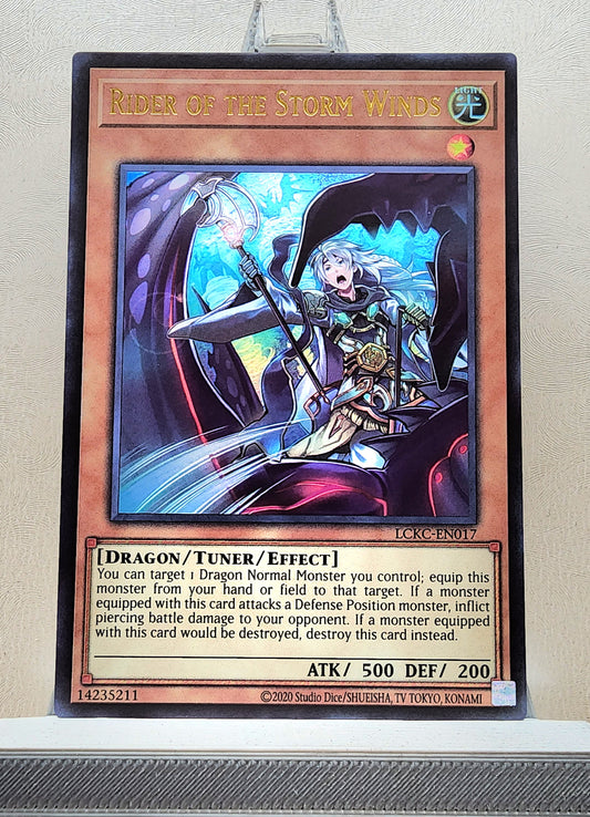 Yugioh! 1x Rider of the Storm Winds (LCKC - Ultra Rare) Unli Edition