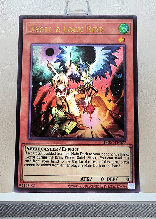 Yugioh! 1x Droll & Lock Bird (LCKC - Ultra Rare) Unli Edition