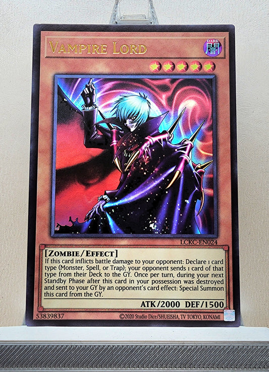Yugioh! 1x Vampire Lord (LCKC - Ultra Rare) Unli Edition