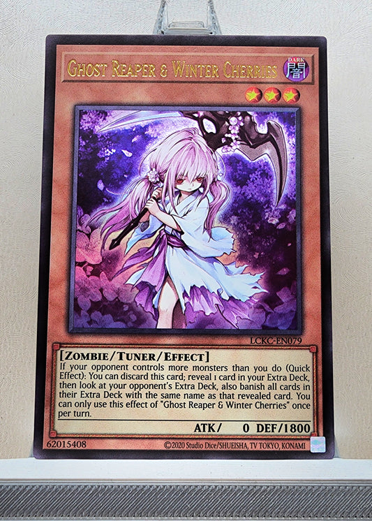 Yugioh! 1x Ghost Reaper & Winter Cherries (LCKC - Ultra Rare) Unli Edition