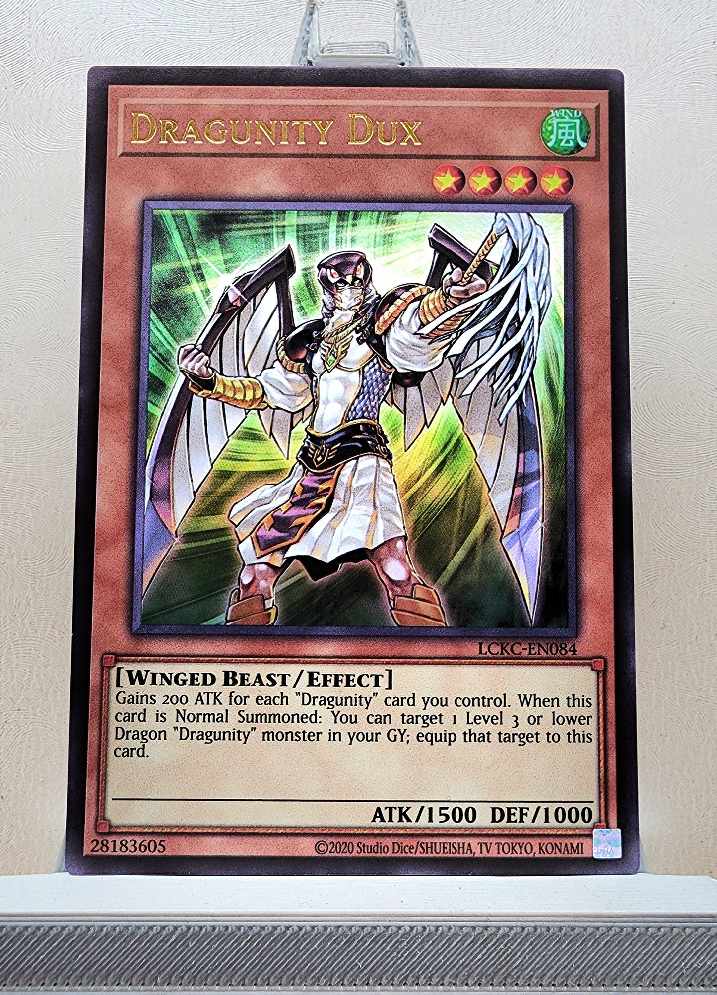 Yugioh! 1x Dragunity Dux (LCKC - Ultra Rare) Unli Edition