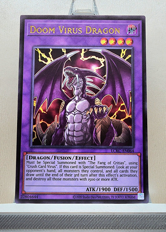 Yugioh! 1x Doom Virus Dragon (LCKC - Ultra Rare) Unli Edition