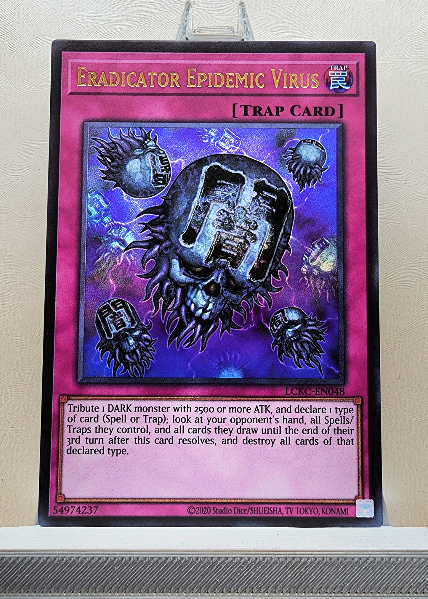 Yugioh! 1x Eradicator Epidemic Virus (LCKC - Ultra Rare) Unli Edition