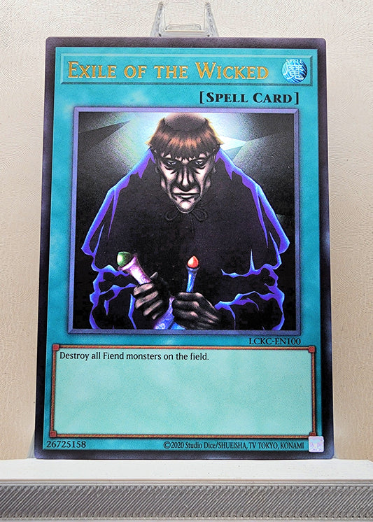 Yugioh! 1x Exile of the Wicked (LCKC - Ultra Rare) Unli Edition