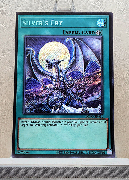 Yugioh! 1x Silver's Cry (LCKC - Secret Rare) Unli Edition