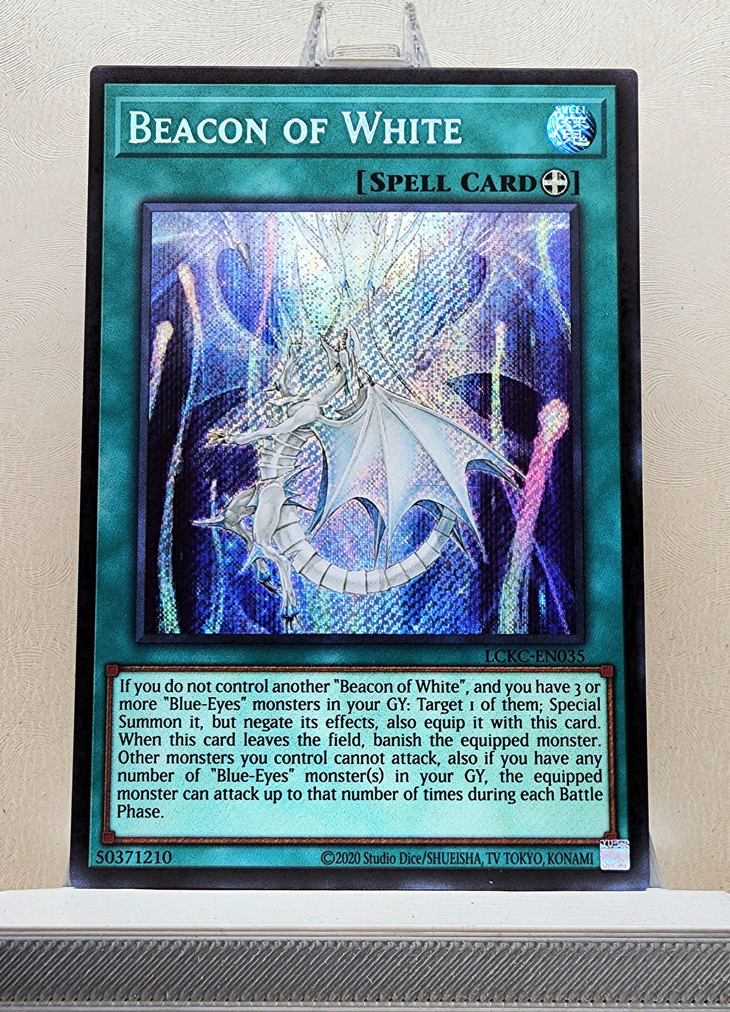Yugioh! 1x Beacon of White (LCKC - Secret Rare) Unli Edition