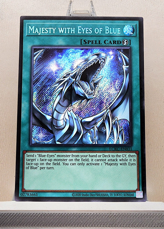 Yugioh! 1x Majesty with Eyes of Blue (LCKC - Secret Rare) Unli Edition