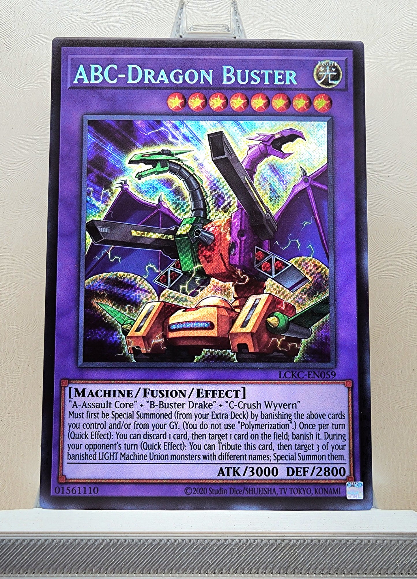 Yugioh! 1x ABC-Dragon Buster (LCKC - Secret Rare) Unli Edition