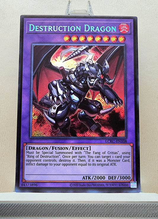 Yugioh! 1x Destruction Dragon (LCKC - Secret Rare) Unli Edition