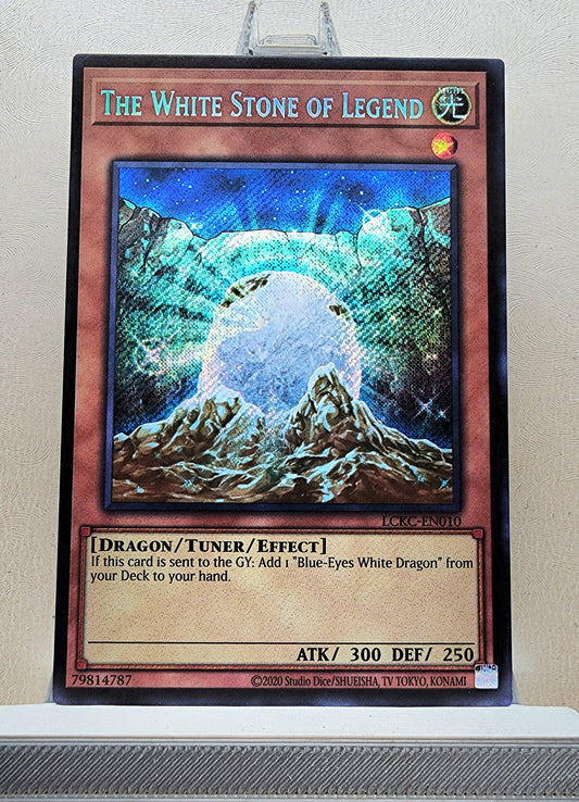 Yugioh! 1x The White Stone of Legend (LCKC - Secret Rare) 1st Edition