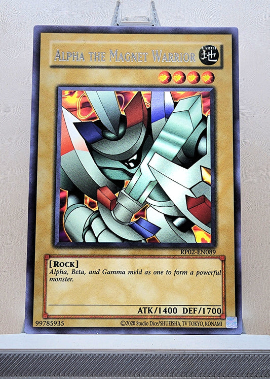 Yugioh! 1x Alpha The Magnet Warrior (RP02 - Rare) Unli Edition