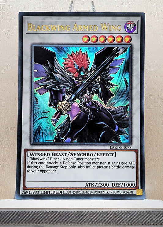 Yugioh! 1x Blackwing Armed Wing (LART - Ultra Rare) Limited Edition