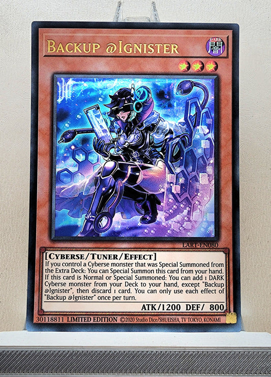 Yugioh! 1x Backup @Ignister (LART - Ultra Rare) Limited Edition