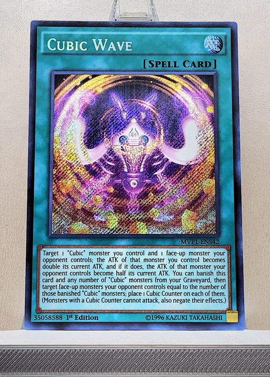 Yugioh! 1x Cubic Wave (MVP1 - Secret Rare) 1st Edition