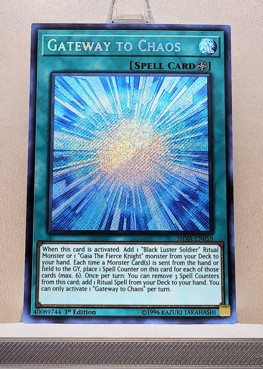 Yugioh! 1x Gateway to Chaos (SHVA - Secret Rare) 1st Edition
