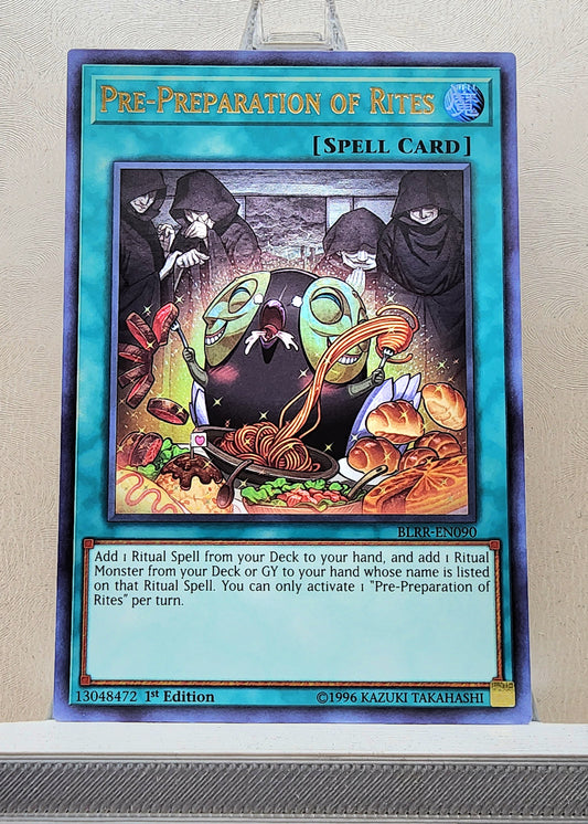 Yugioh! 1x Pre-Preparation of Rites (BLRR - Ultra Rare) 1st Edition