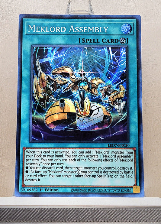 Yugioh! 1x Meklord Assembly (LED7 - Super Rare) 1st Edition