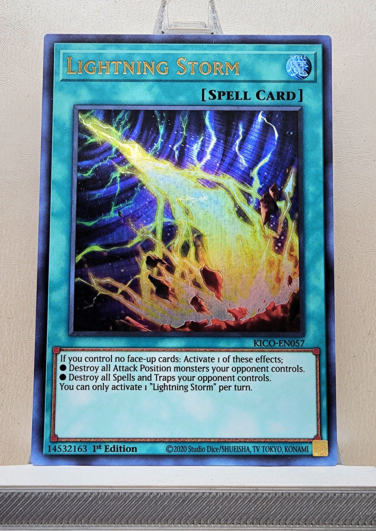 Yugioh! 1x Lightning Storm (KICO - Ultra Rare) 1st Edition
