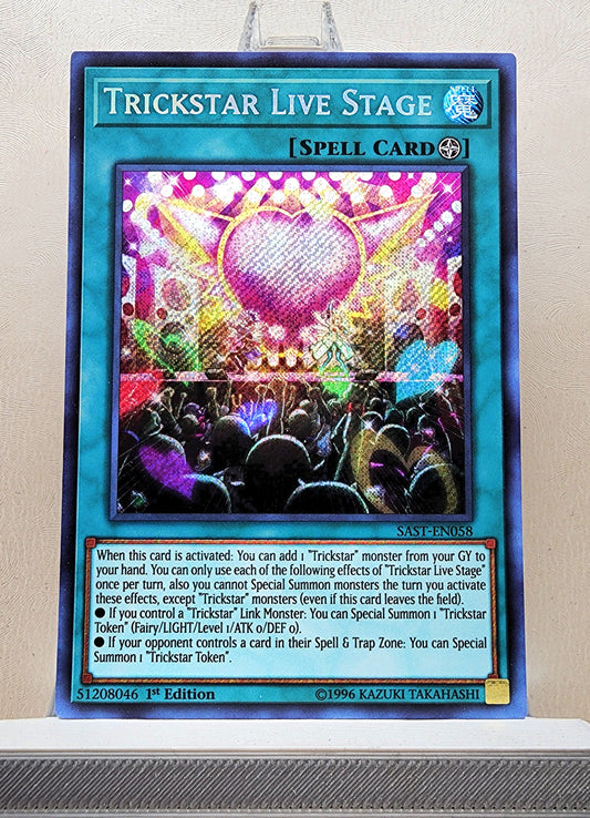 Yugioh! 1x Trickstar Live Stage (SAST - Secret Rare) 1st Edition