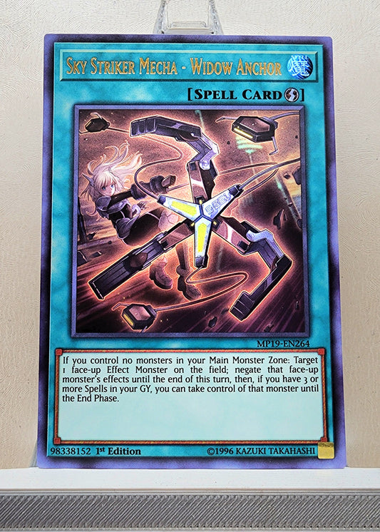 Yugioh! 1x Sky Striker Mecha - Widow Anchor (MP19 - Ultra Rare) 1st Edition