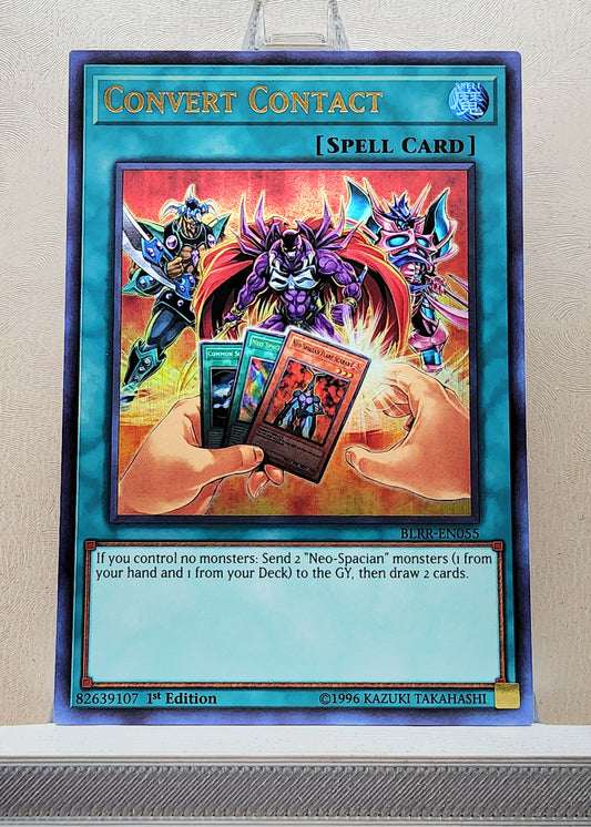 Yugioh! 1x Convert Contact (BLRR - Ultra Rare) 1st Edition