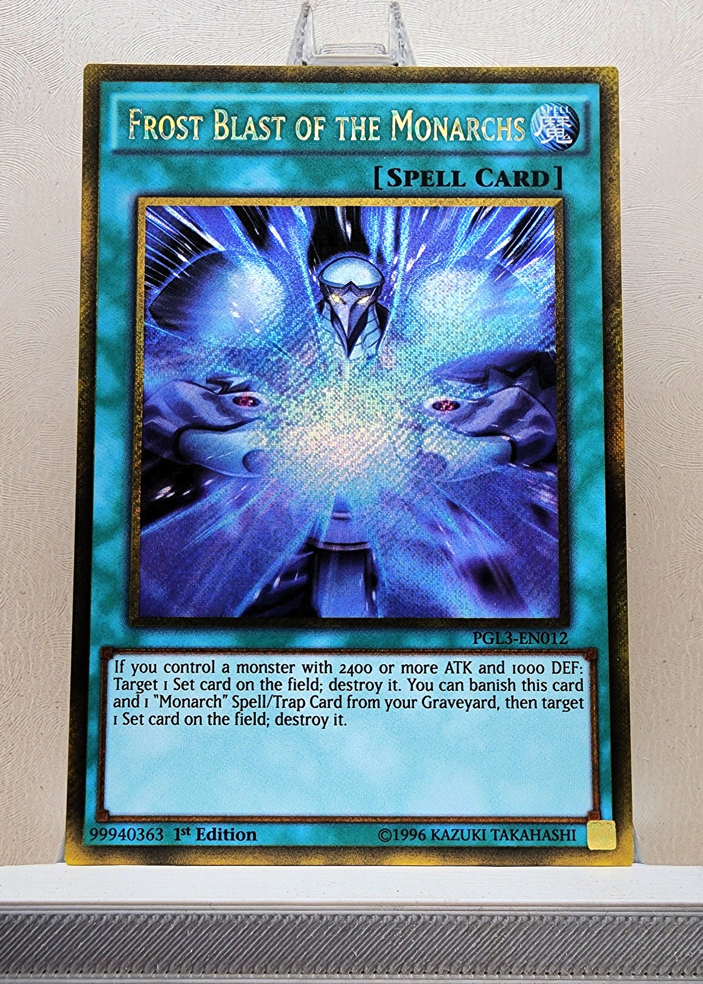Yugioh! 1x Frost Blast of the Monarchs (PGL3 - Gold Secret Rare) 1st Edition