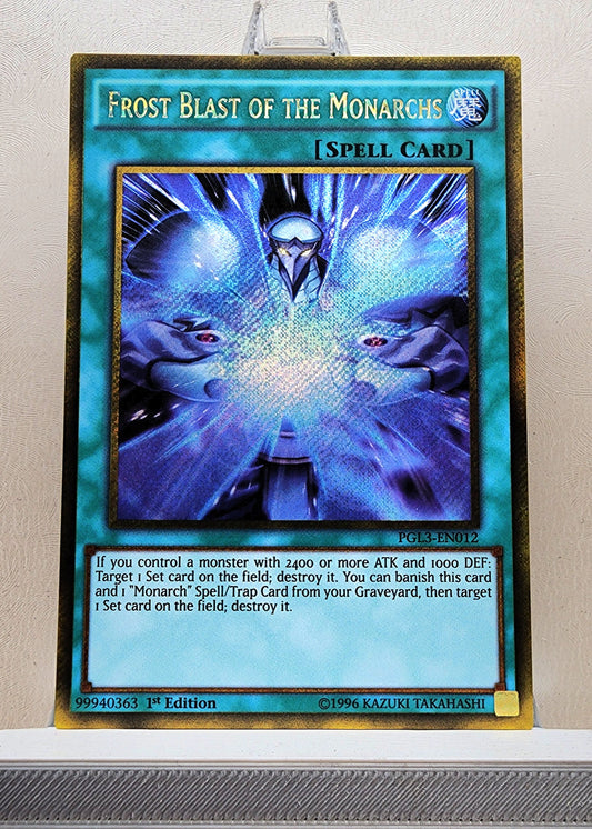 Yugioh! 1x Frost Blast of the Monarchs (PGL3 - Gold Secret Rare) 1st Edition