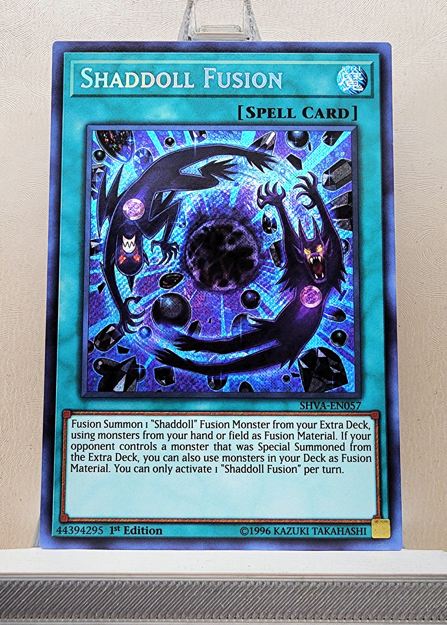 Yugioh! 1x Shaddoll Fusion (SHVA - Secret Rare) 1st Edition