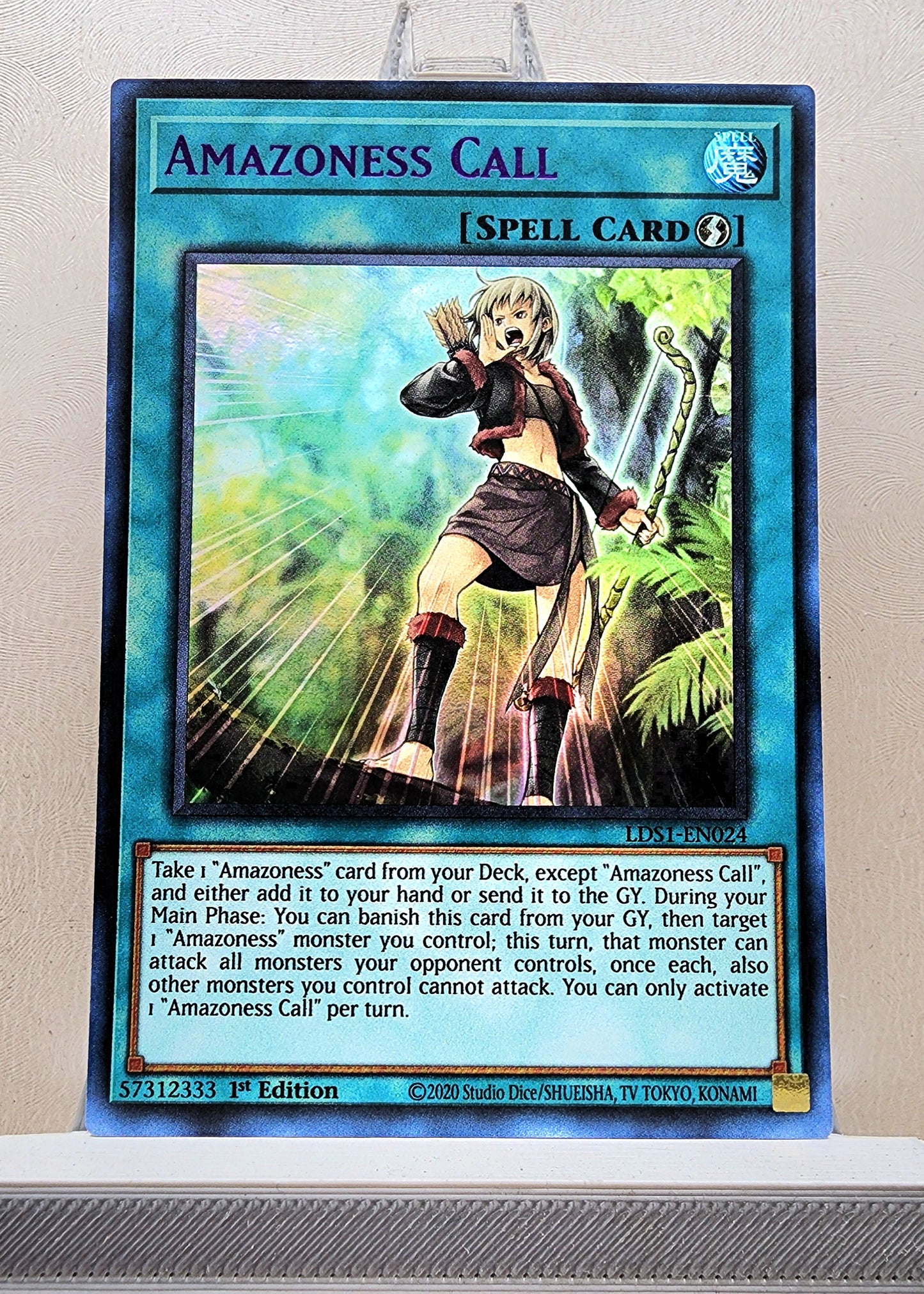 Yugioh! 1x Amazoness Call (LDS1 - Ultra Rare) 1st Edition