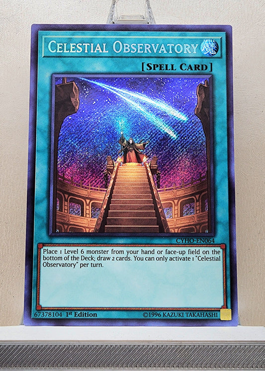 Yugioh! 1x Celestial Observatory (CYHO - Secret Rare) 1st Edition