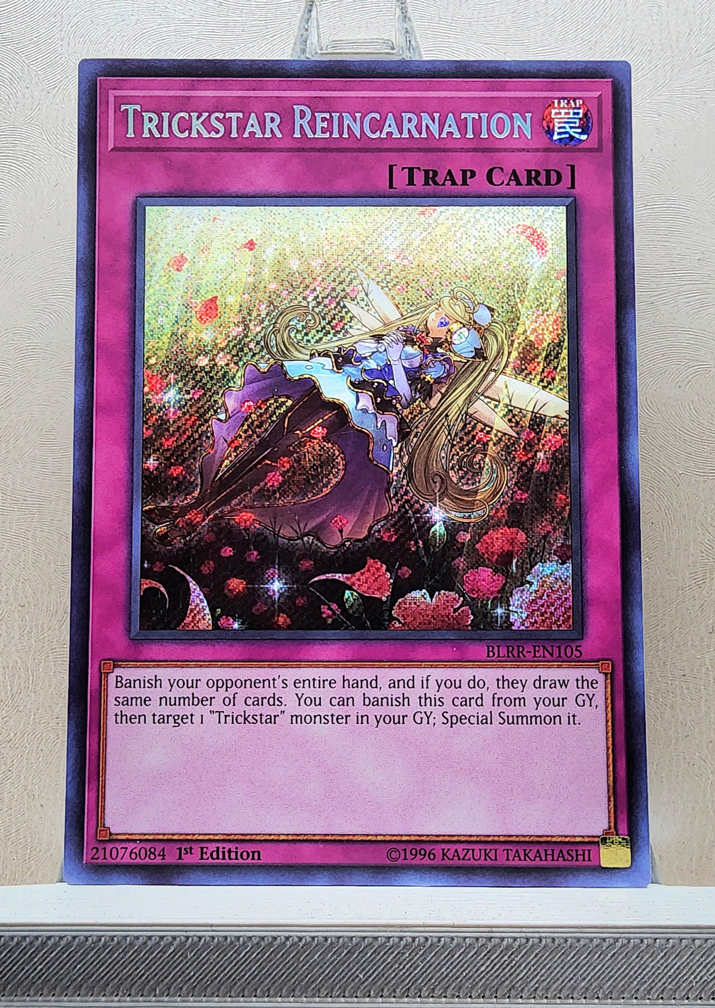 Yugioh! 1x Trickstar Reincarnation (BLRR - Secret Rare) 1st Edition