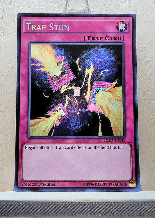 Yugioh! 1x Trap Stun (LC5D - Secret Rare) 1st Edition