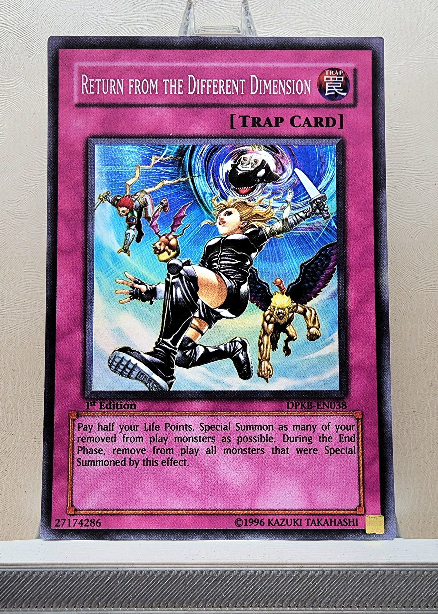 Yugioh! 1x Return from the Different Dimension (DPKB - Super Rare) 1st Edition