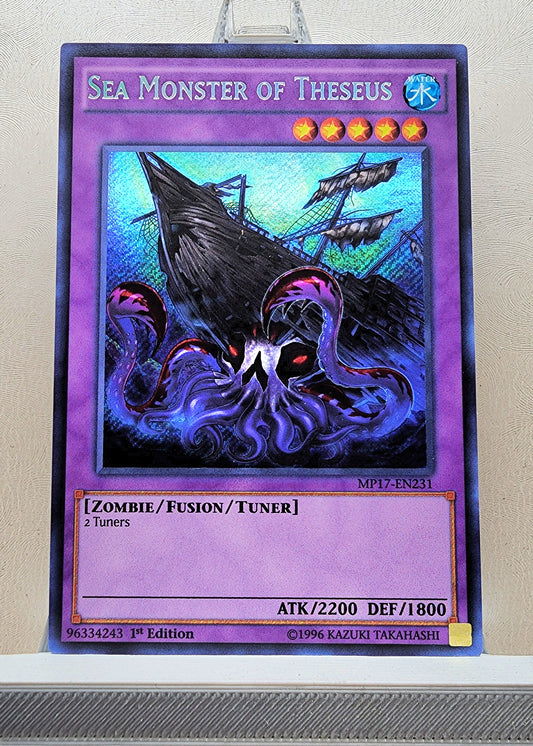 Yugioh! 1x Sea Monster of Theseus (MP17 - Secret Rare) 1st Edition