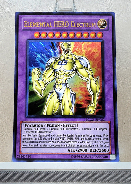 Yugioh! 1x Elemental HERO Electrum (LCGX - Ultra Rare) Unli Edition