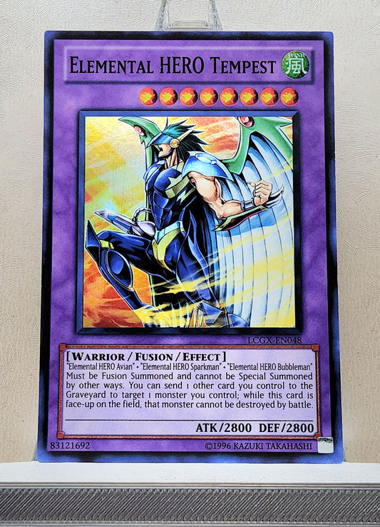 Yugioh! 1x Elemental HERO Tempest (LCGX - Super Rare) Unli Edition