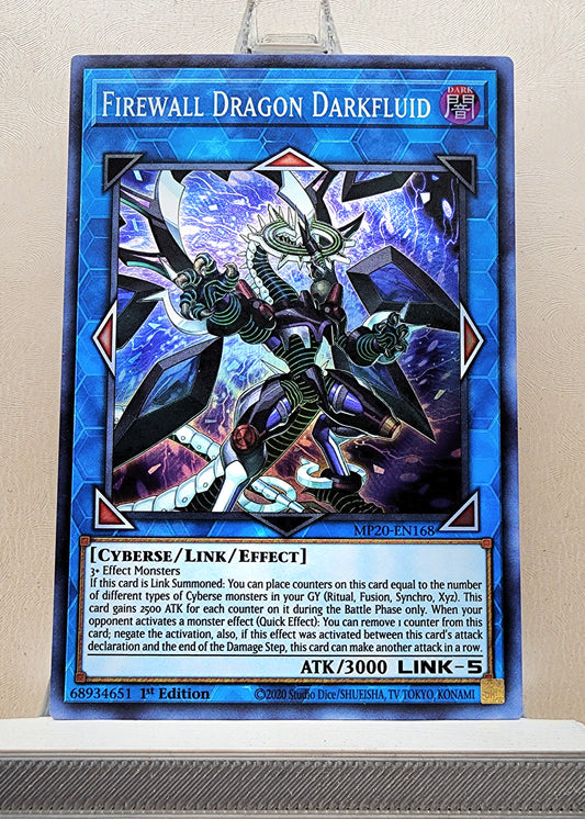 Yugioh! 1x Firewall Dragon Darkfluid (MP20 - Super Rare) 1st Edition