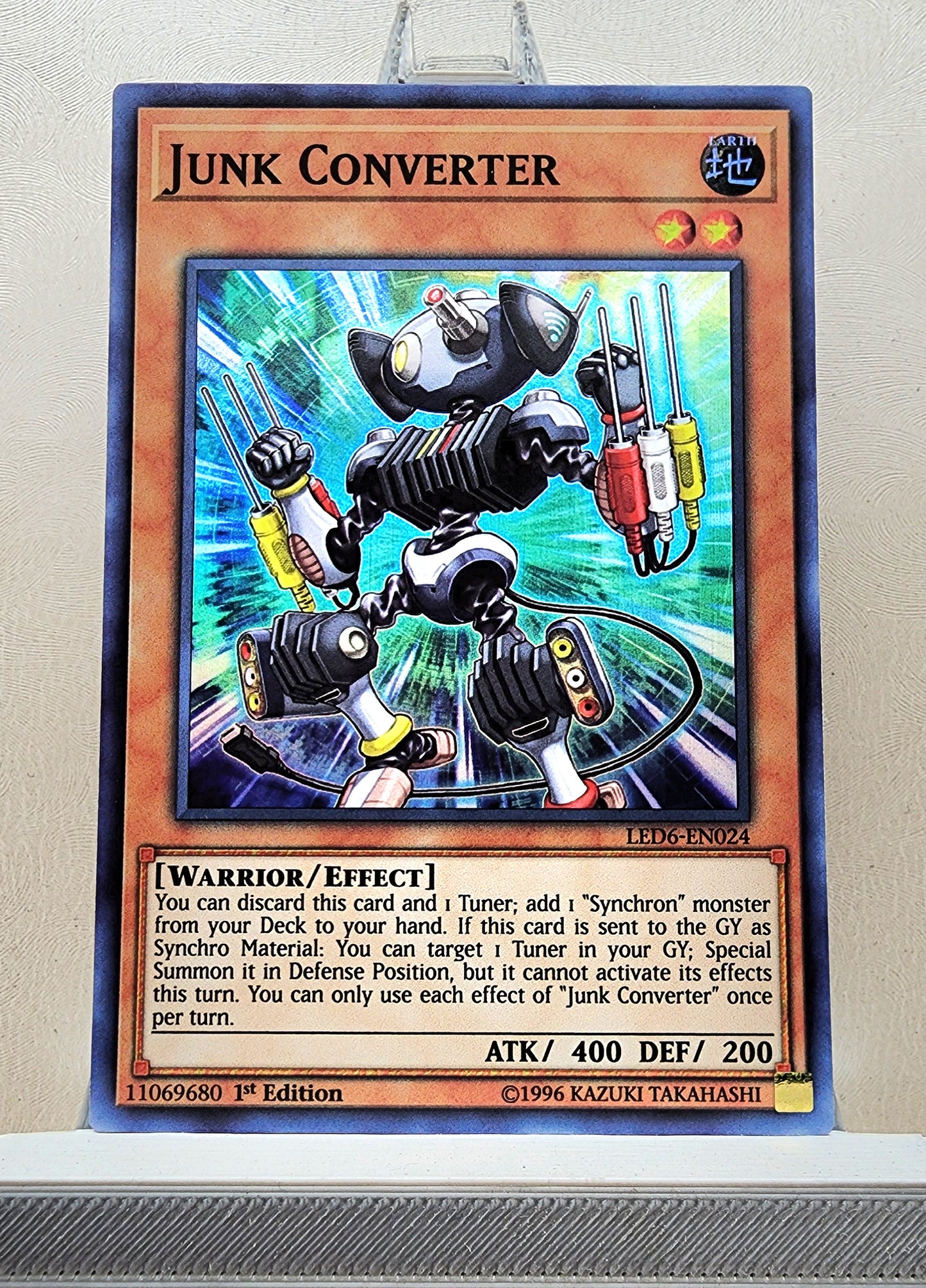 Yugioh! 1x Junk Converter (LED6 - Super Rare) 1st Edition