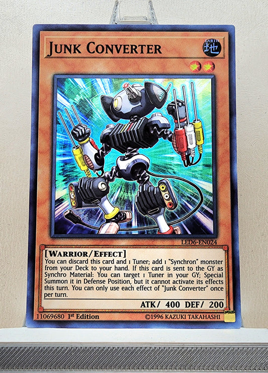 Yugioh! 1x Junk Converter (LED6 - Super Rare) 1st Edition