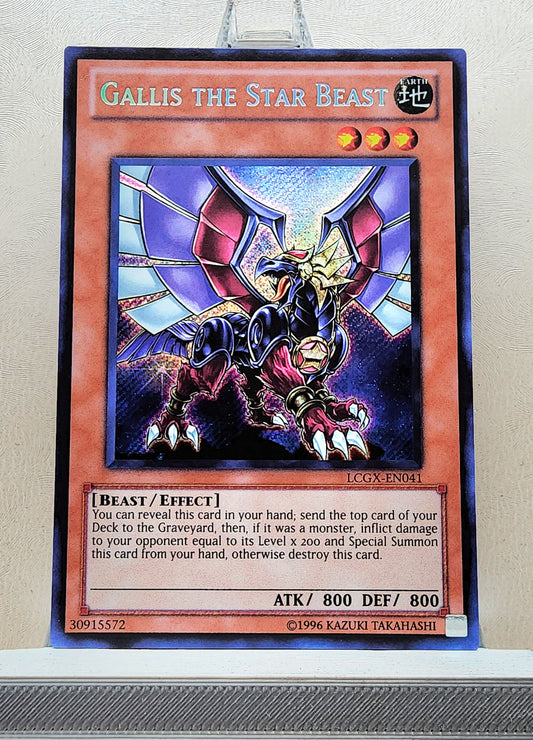 Yugioh! 1x Gallis the Star Beast (LCGX - Secret Rare) Unli Edition