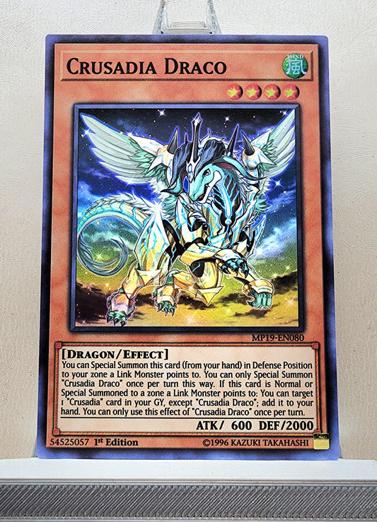 Yugioh! 1x Crusadia Draco (MP19 - Super Rare) 1st Edition