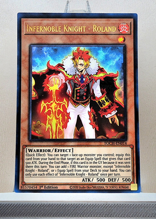 Yugioh! 1x Infernoble Knight - Roland (TOCH - Ultra Rare) 1st Edition