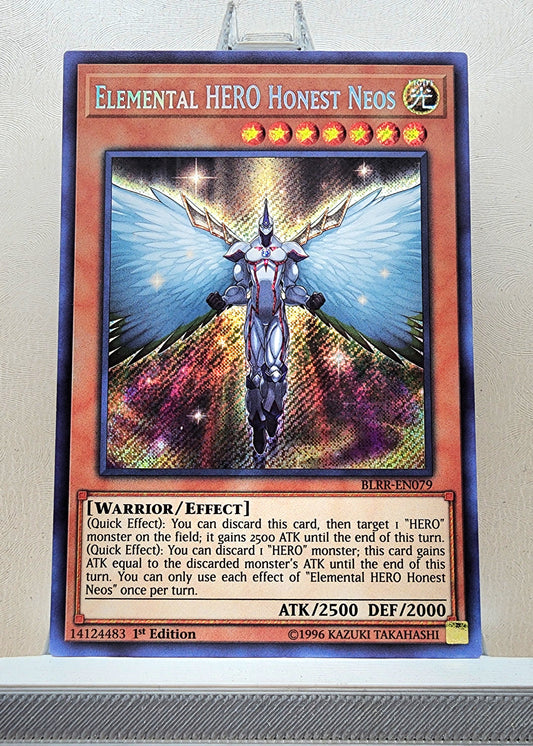 Yugioh! 1x Elemental HERO Honest Neos (BLRR - Secret Rare) 1st Edition