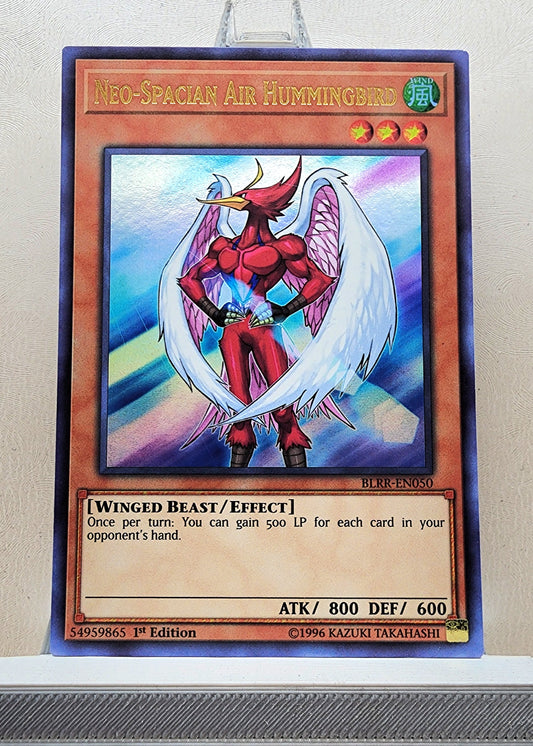 Yugioh! 1x Neo-Spacian Air Hummingbird (BLRR - Ultra Rare) 1st Edition