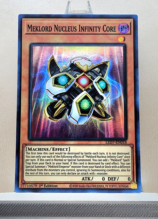 Yugioh! 1x Meklord Nucleus Infinity Core (LED7 - Super Rare) 1st Edition