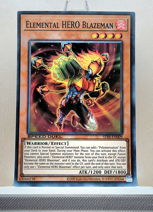 Yugioh! 1x Elemental HERO Blazeman (STP6 - Super Rare) Unli Edition