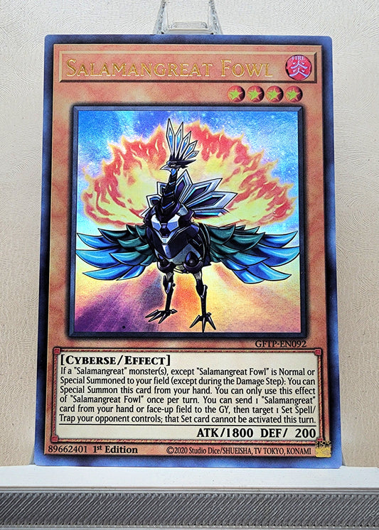 Yugioh! 1x Salamangreat Fowl (GFTP - Ultra Rare) 1st Edition