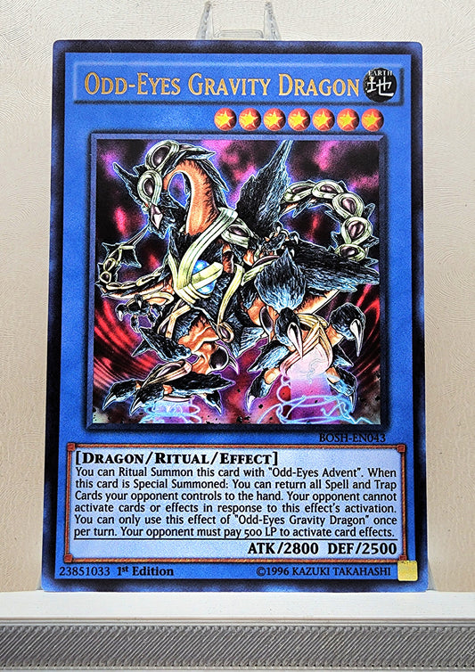 Yugioh! 1x Odd-Eyes Gravity Dragon (BOSH - Ultra Rare) 1st Edition