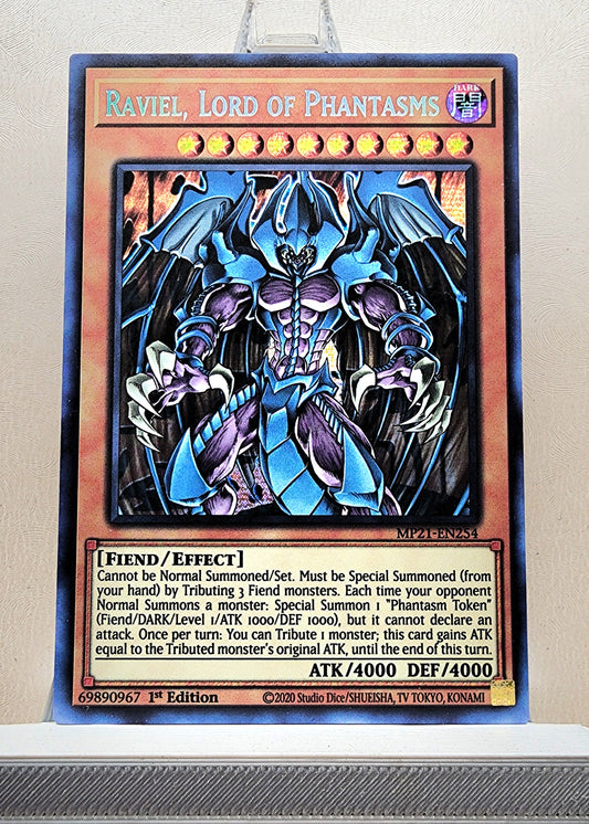 Yugioh! 1x Raviel, Lord of Phantasms (MP21 - Prismatic Secret Rare) 1st Edition
